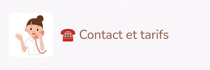 Contact et tarifs 