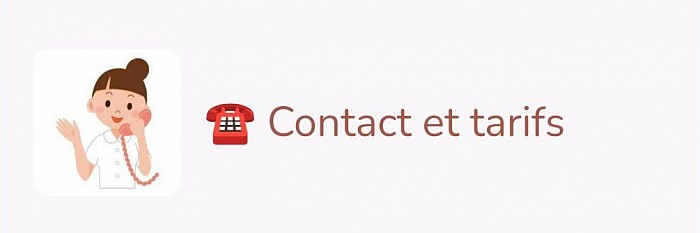 Contact et tarifs 