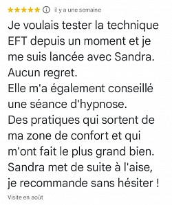 Sandra Avril EFT Hypnose réflexologie