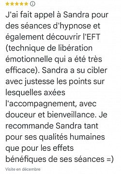 Sandra Avril EFT - Hypnose - Réflexologie